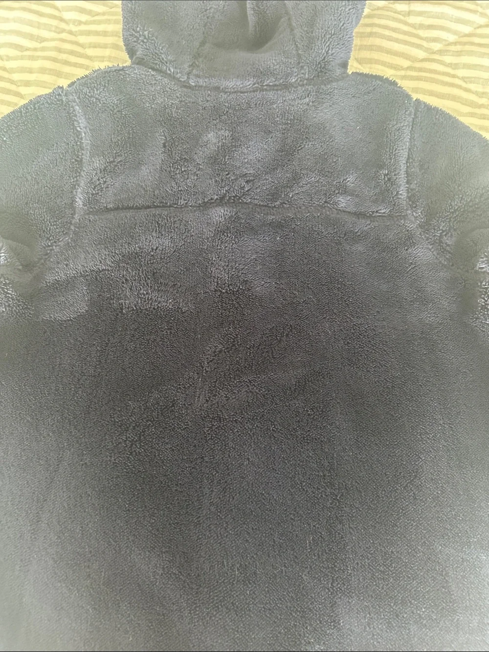 L.L. Bean High Pile Fleece Navy Plush Sherpa Zip-Up Hoodie